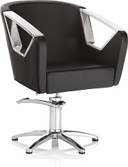  XanitaliaPro Hair Astra Black Friseurstuhl Sternenfuss 