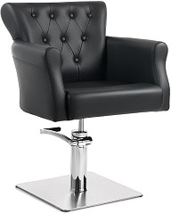 XanitaliaPro Hair Throne Friseurstuhl mit quadratischer Basis 