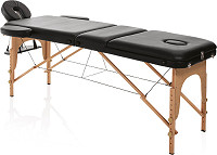  XanitaliaPro Master Confort Wood Tragbare Massageliege schwarz 