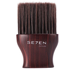 Se7en Styles Ovale Nackenbürste aus dunklem Holz