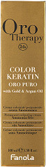  Fanola Oro Puro Therapy Color Keratin 8.4 Hellblond Kupfer 100ml 