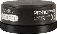  Morfose Pro Hair Wax X5 Schwarz / Men 150 ml 