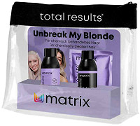  Matrix Geschenkset Summer Pouch Unbreak My Blonde 