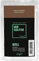 Hair Sculptor Haarverdichtungsfasern Nachfüllpackung Braun 25 g 