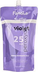  Fanola No Yellow Color Creme Oxidant Violet 25 Vol - 7,5% 1000&nbsp;ml 