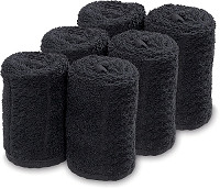  Barburys Take Care Handtücher-Gesichtstücher 6 Stk / Schwarz 