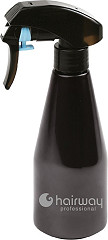  Hairway Kunststoff-Wassersprühflasche / Schwarz 280 ml 