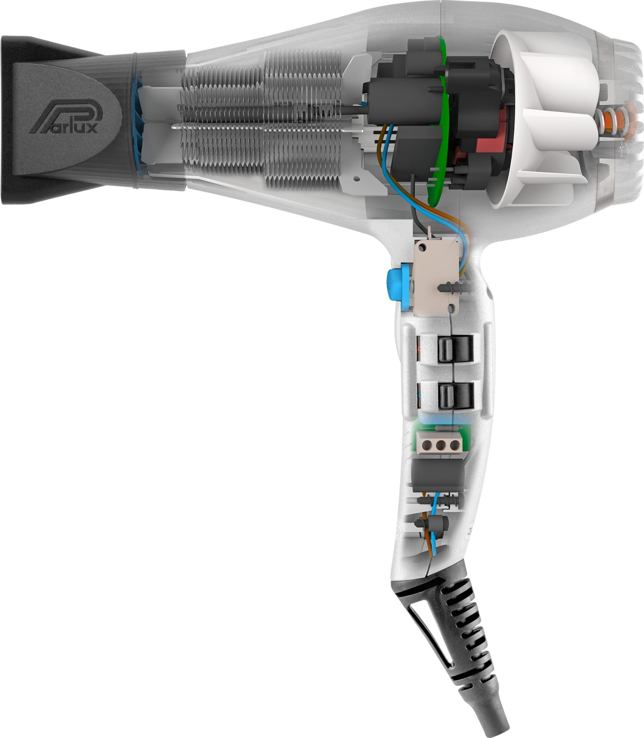  Parlux Digitalyon Silber Standard 