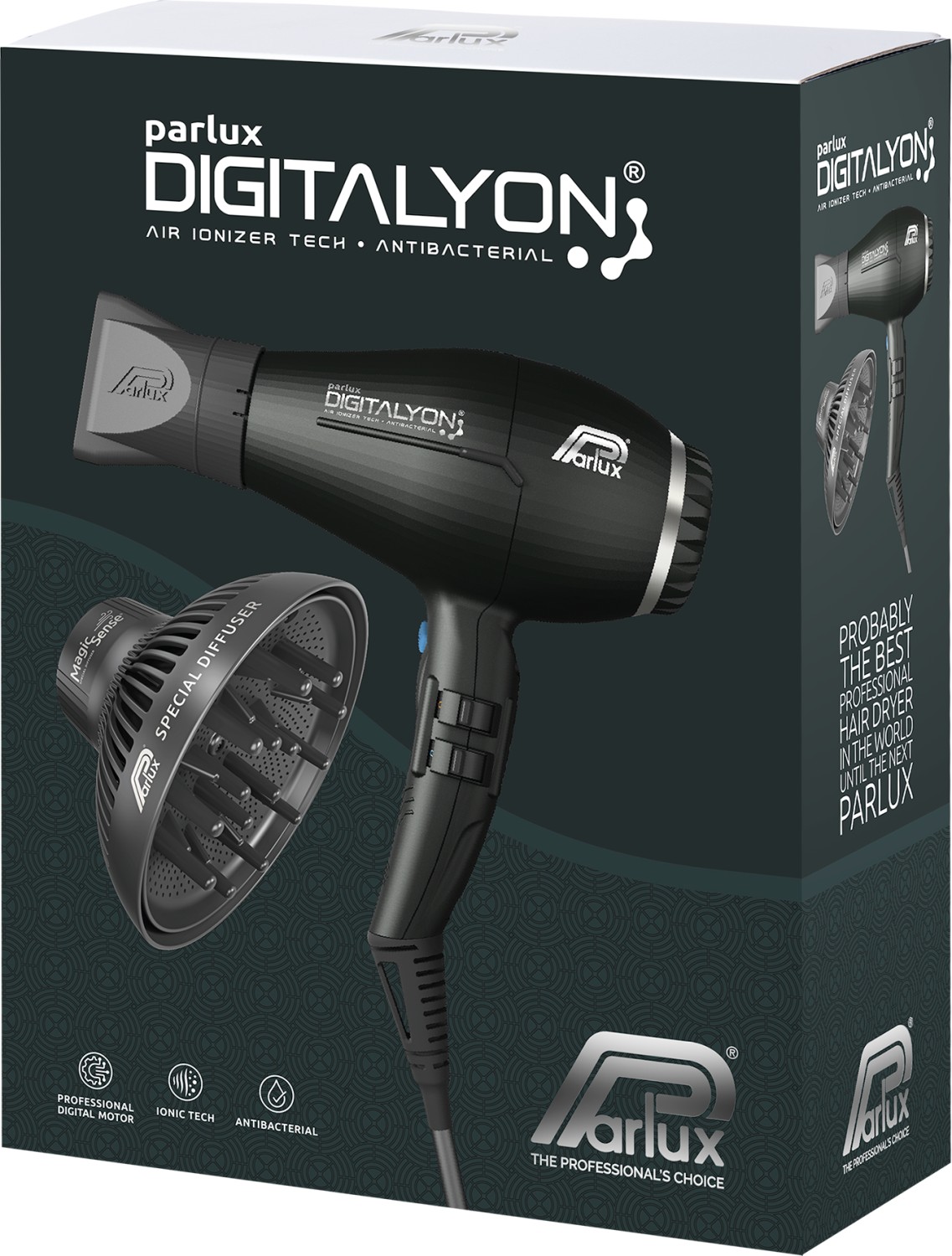  Parlux Digitalyon Anthrazit mit MagicSense 