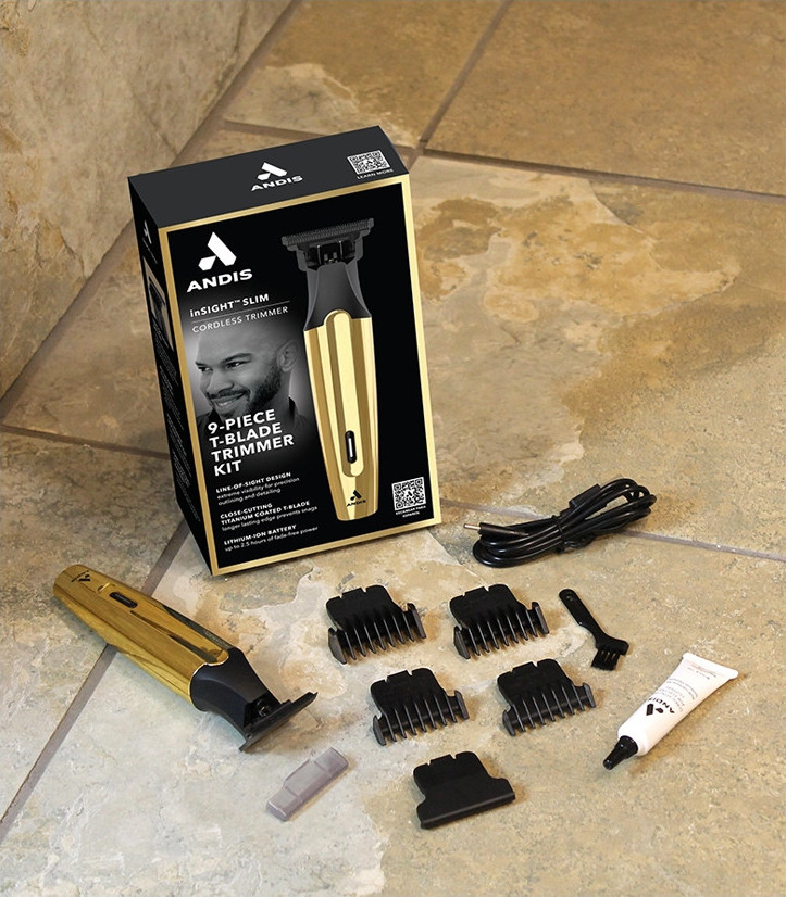  Andis inSIGHT Slim Cordless Trimmer Gold 