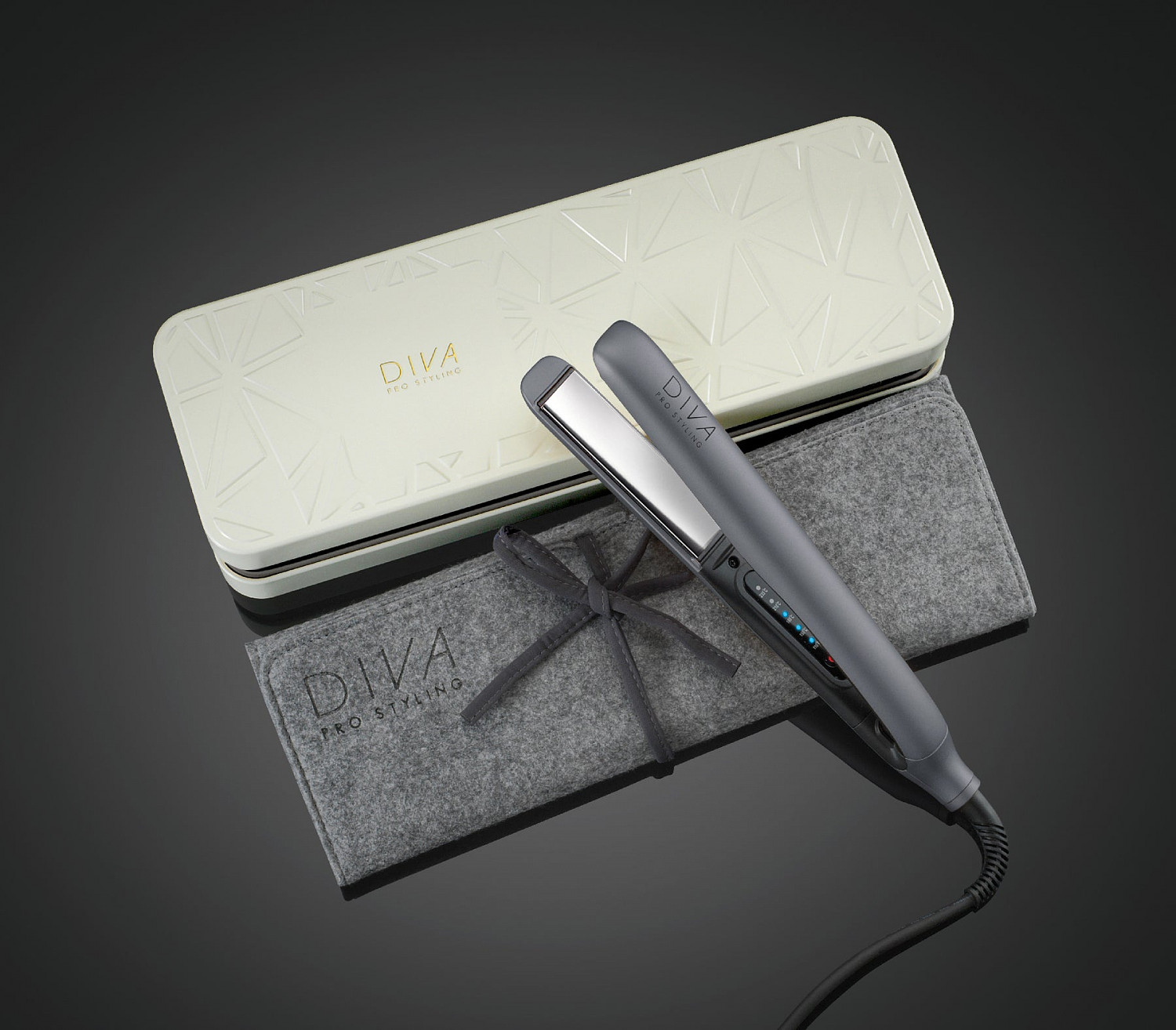  Diva Pro Styling Precious Metals Straightener Titanium 
