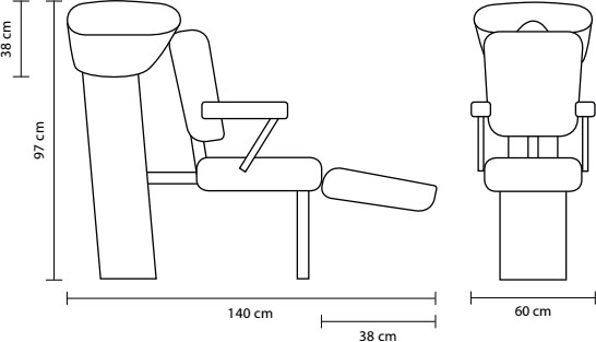  Hairway R&uuml;ckw&auml;rtswaschbecken "Gustav" 
