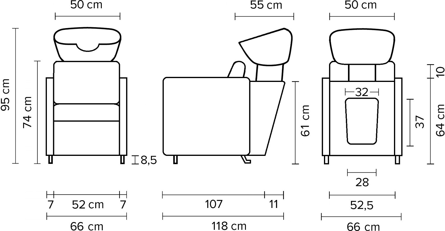  Hairway R&uuml;ckw&auml;rtswaschbecken "Kubus" Sitz schwarz, Becken schwarz 