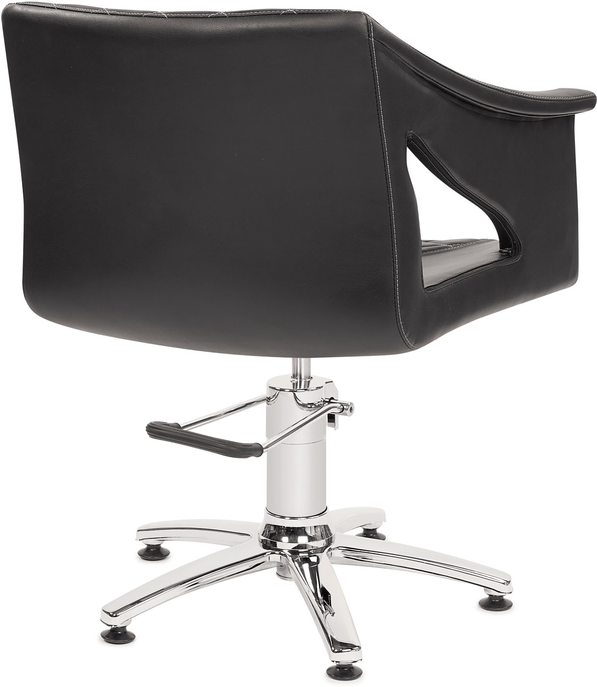  Original Best Buy Concorde Friseurstuhl Schwarz mit 5-Stern-Basis 