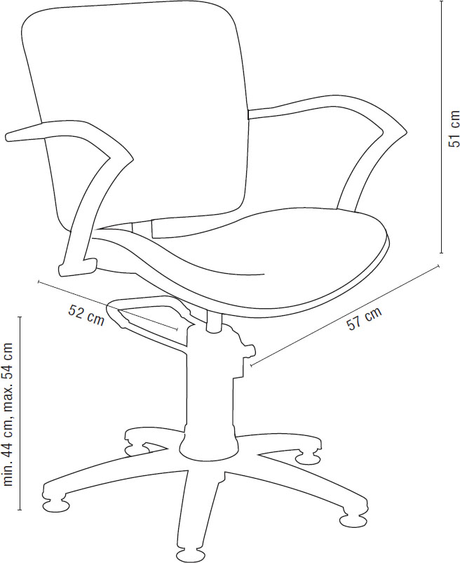  Original Best Buy George V  Friseurstuhl Schwarz mit 5-Stern-Basis 
