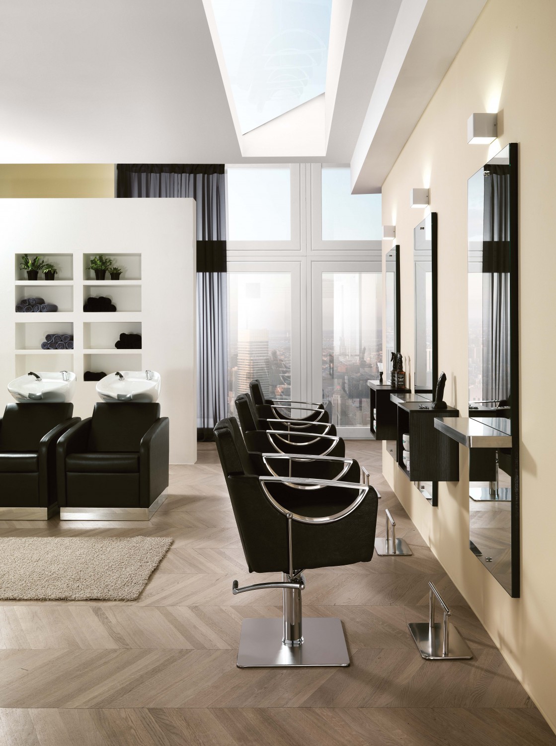 XanitaliaPro Hair Crown Friseurstuhl 