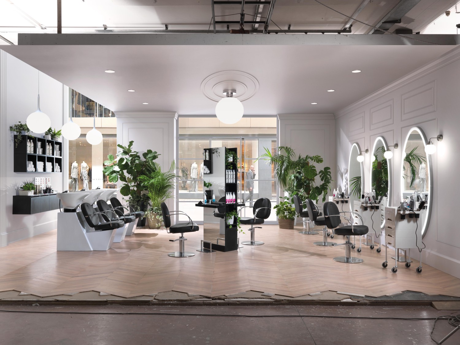  XanitaliaPro Hair Colette Friseurstuhl mit runder Basis 