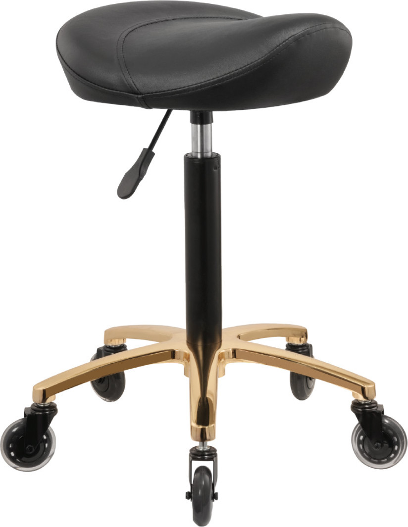  Hairway Sattelhocker &bdquo;Orbit&rdquo; schwarz/gold 
