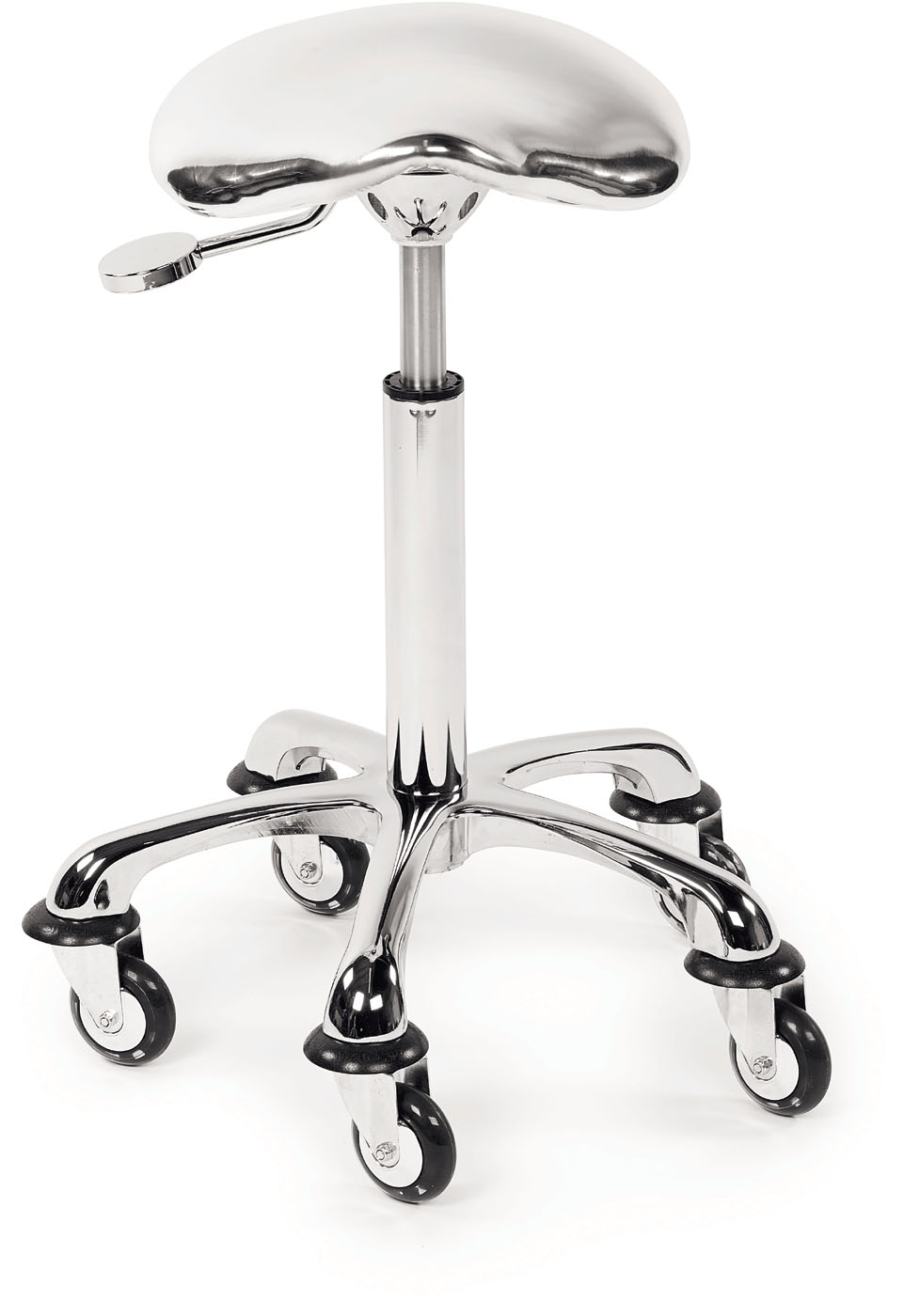  Sibel Rollhocker RollerCoaster Eccentric - Silber Metallic 
