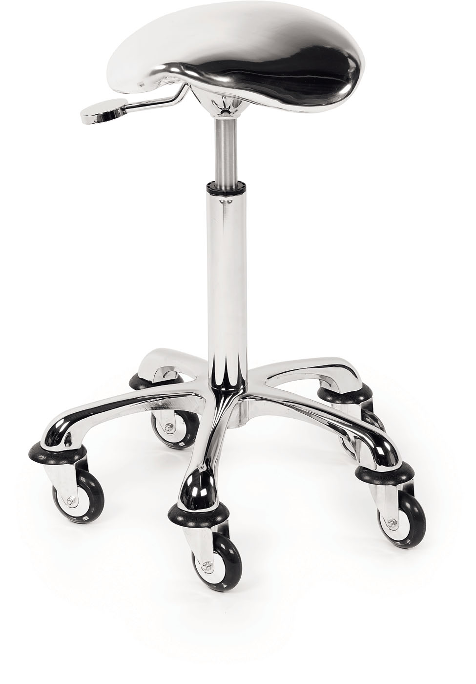  Sibel Rollhocker RollerCoaster Eccentric - Silber Metallic 