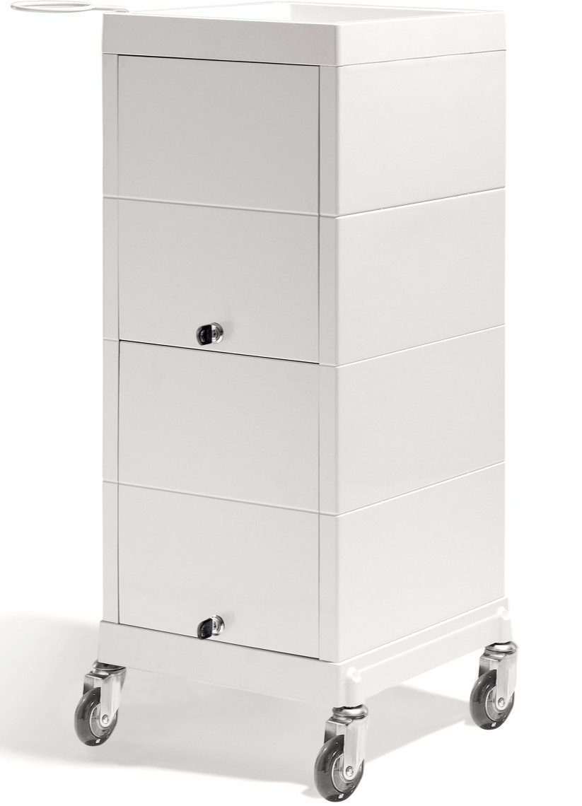  Sibel Discrete/Lock Friseurwagen cremewei&szlig; 