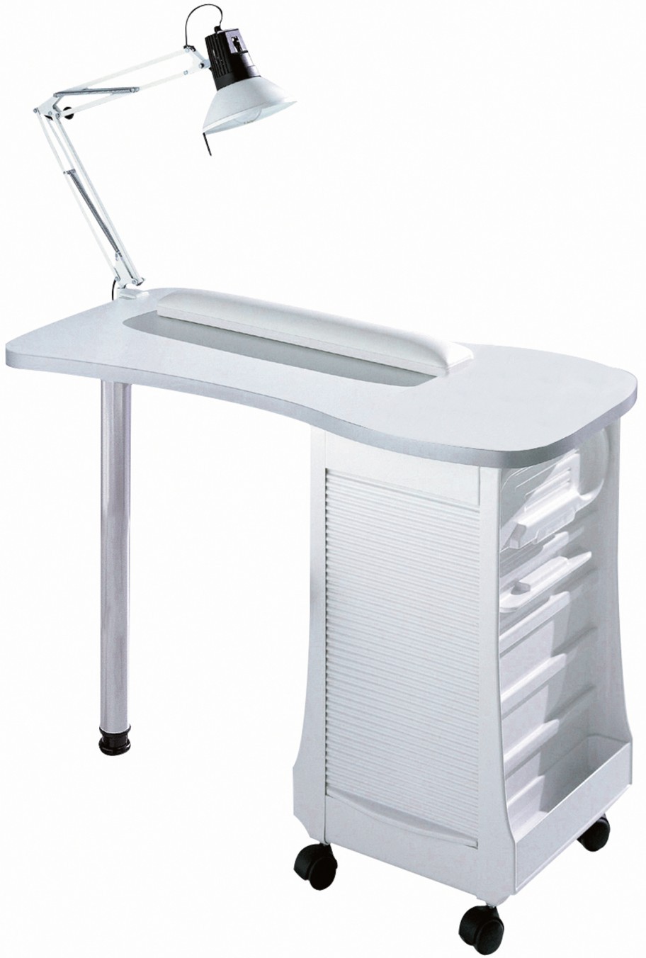  Sibel Manik&uuml;re Tisch Weiss B93 x T48 x H74 cm 
