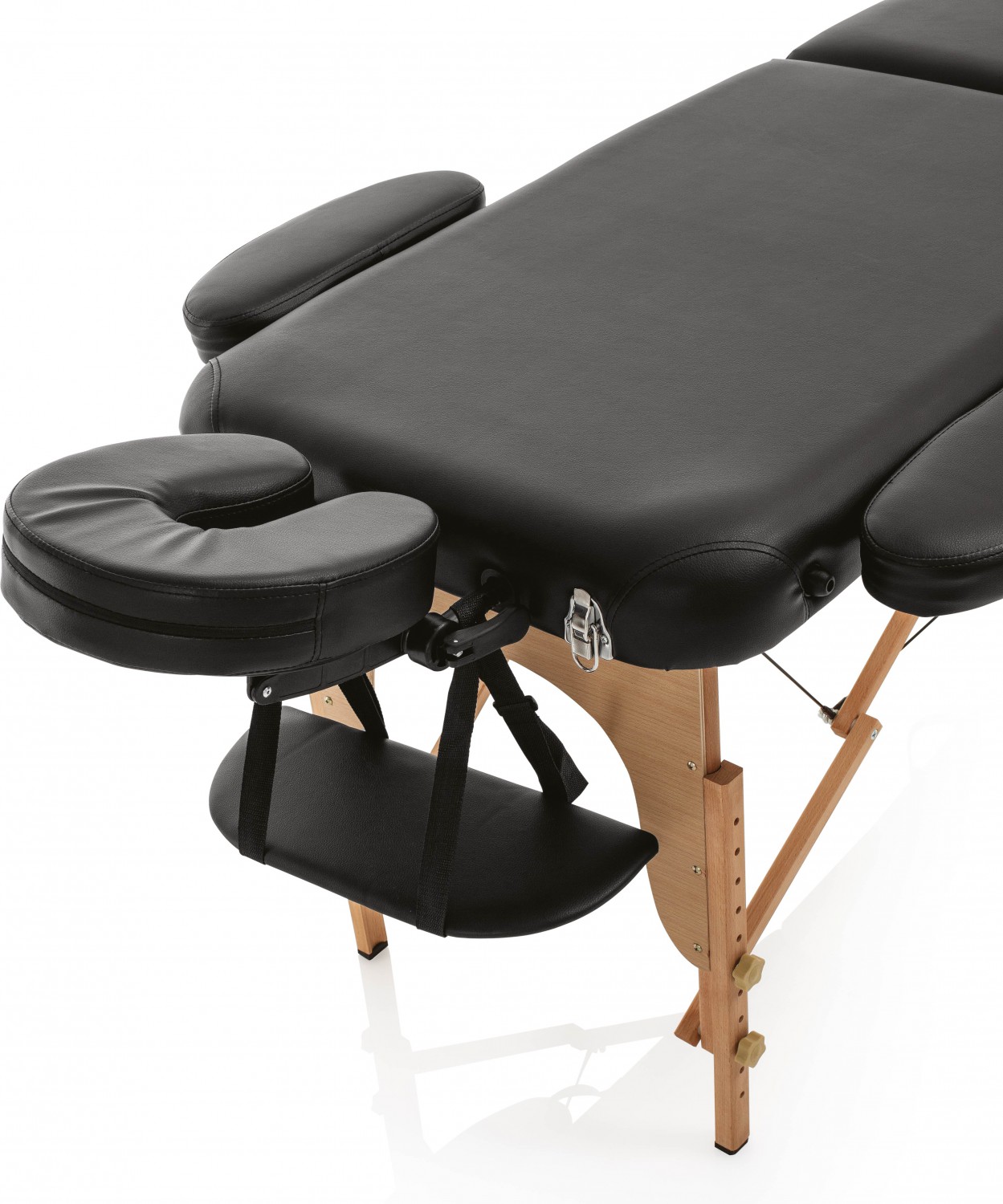 XanitaliaPro Master Confort Wood Tragbare Massageliege schwarz 