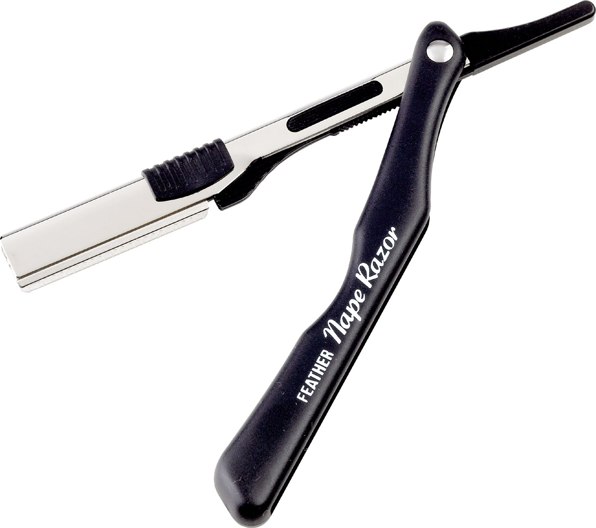  Feather Nape Rasiermesser Schwarz 