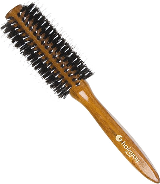  Hairway Rundb&uuml;rste &bdquo;Glossy Wood&rdquo; 22/56 mm 