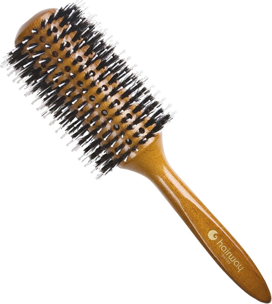  Hairway Rundb&uuml;rste "Glossy Wood" 38/73 mm 