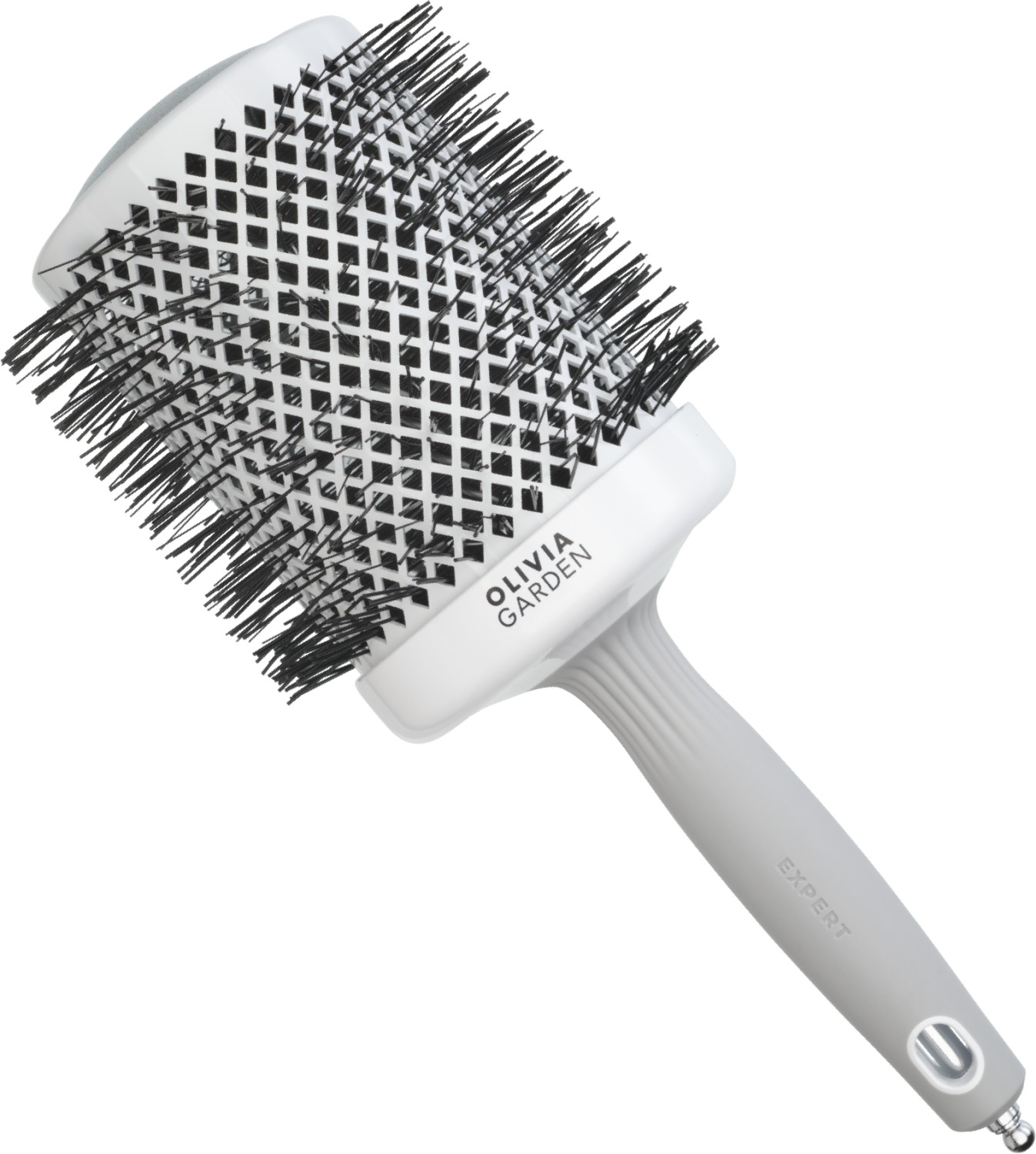  Olivia Garden Expert Blowout Shine White & Grey 80 mm 