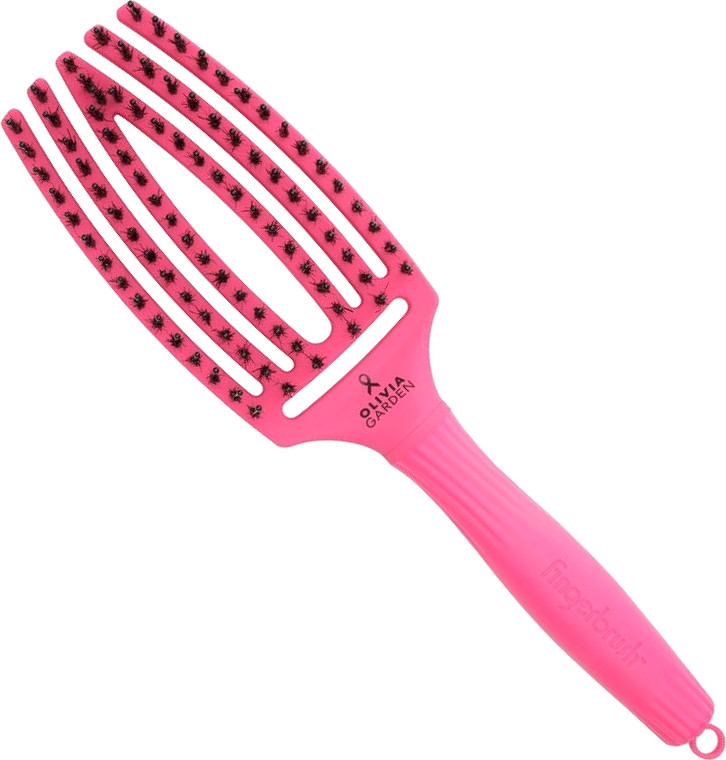  Olivia Garden Fingerbrush Combo Medium Think Pink Pink Ink 