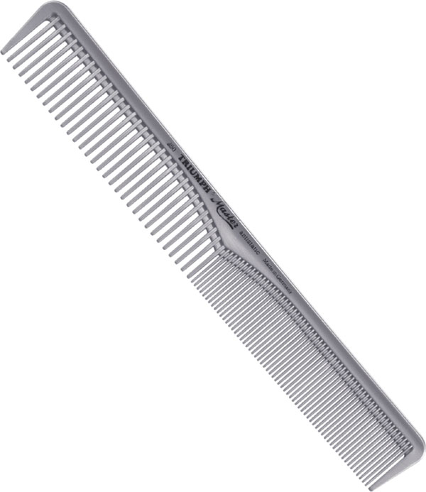  Triumph Master Haarschneidekamm 7" Silbermetallic, Nr. 95/250 