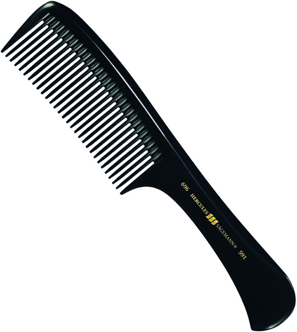  Hercules S&auml;gemann Best for Barbers Comb No. 696W-591W 