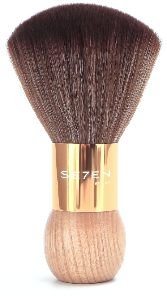  Se7en Styles Goldfarbene Halsb&uuml;rste aus Holz 