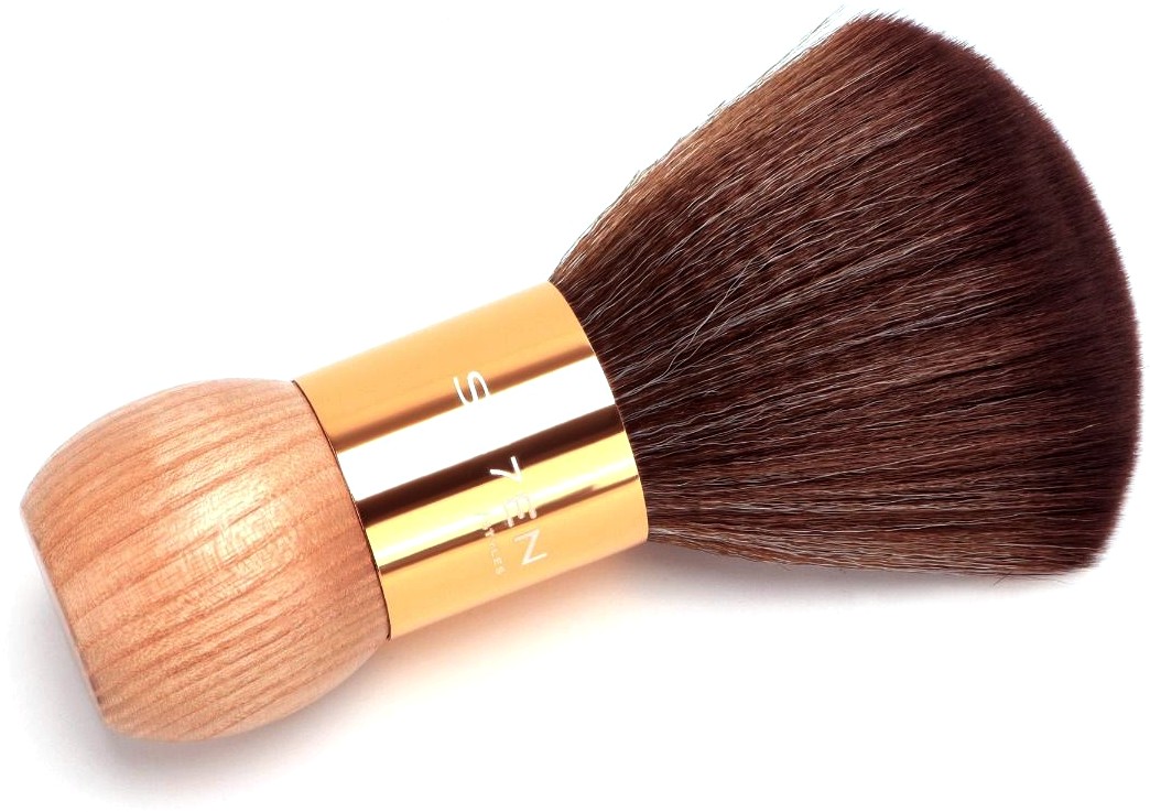  Se7en Styles Goldfarbene Halsb&uuml;rste aus Holz 