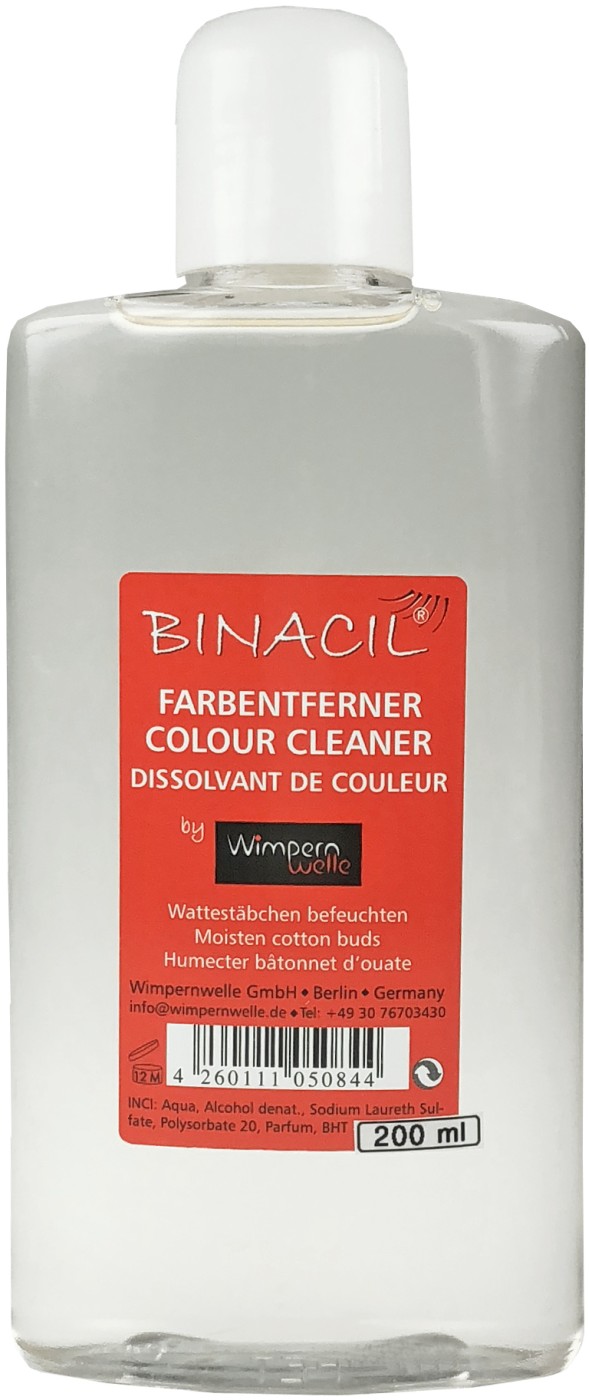  Wimpernwelle BINACIL Farbentferner, 200 ml 