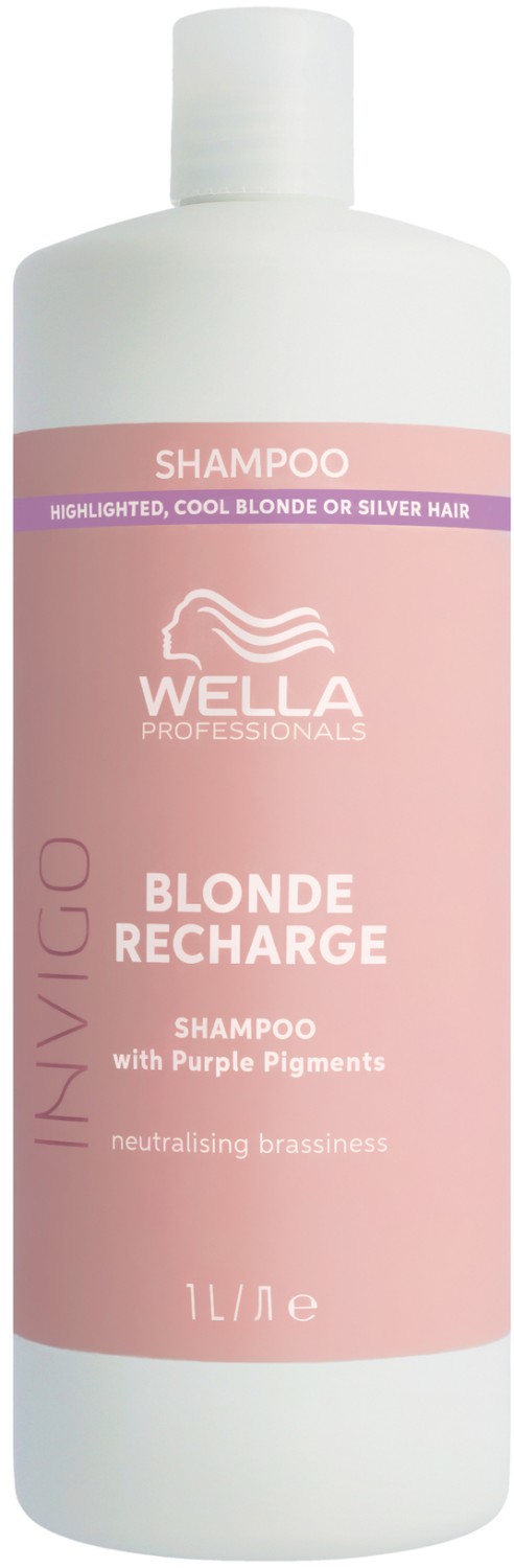  Wella Invigo Blonde Recharge Refreshing Shampoo / Kühl Blond 1000 ml 
