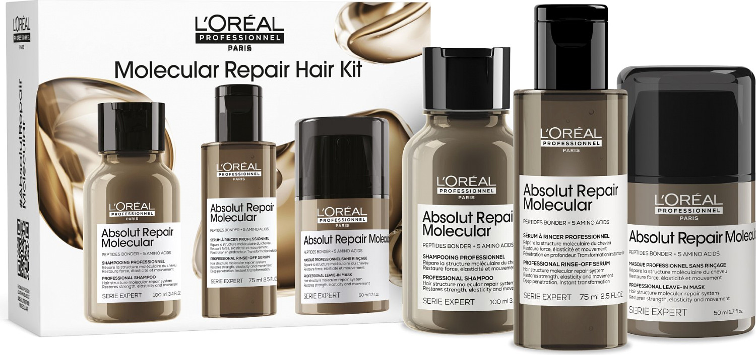  Loreal Absolut Repair Molecular Trio Discovery Kit 