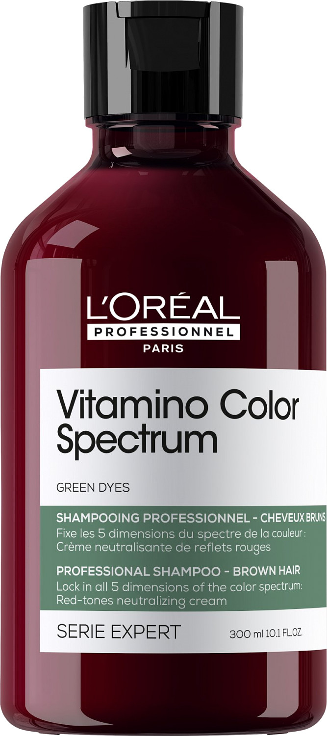  Loreal Vitamino Color Spectrum Green Dyes Neutralizing Shampoo 300 ml 