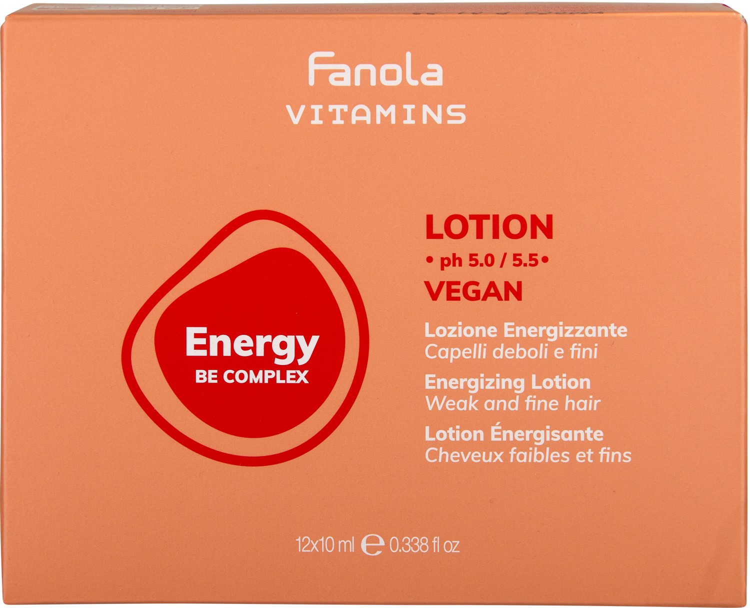  Fanola Vitamins Energy Energizing Lotion 12x10 ml 