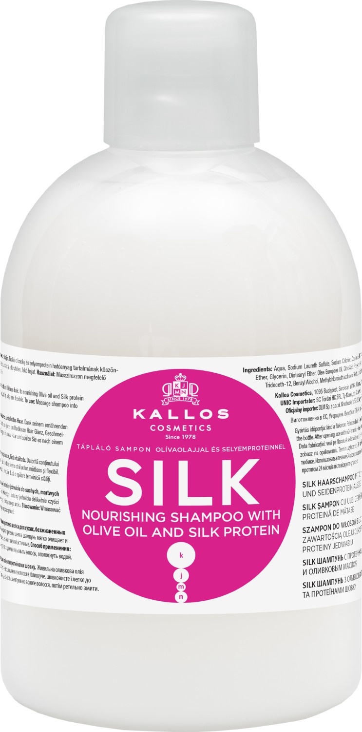  Kallos KJMN Silk Nourishing Shampoo 1000 ml 