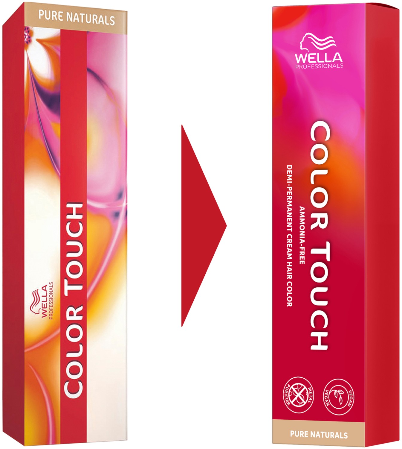  Wella Color Touch Pure Naturals 6/05 Dunkelblond Natur-Mahagoni 