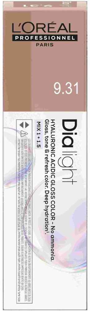  Loreal Dialight 9.31 Sehr Helles Blond Gold Asch 