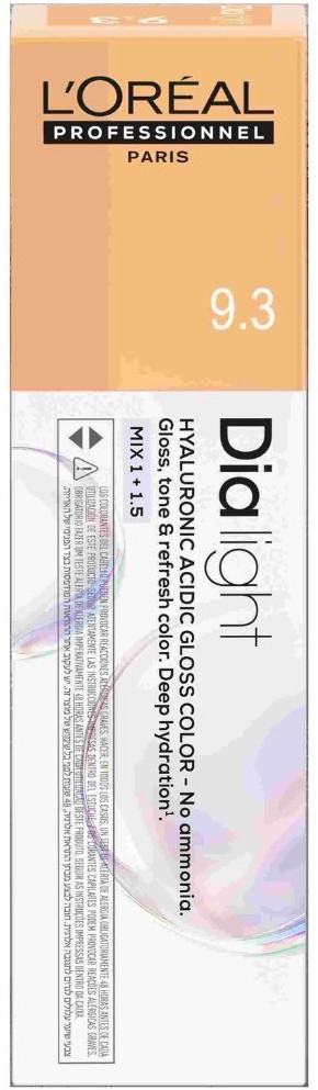  Loreal Dialight 9.03 Milkshake Sehr Helles Blond Gold 