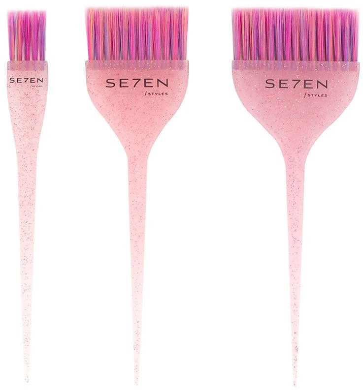  Se7en Styles Pink Tint Pinselset, 3-teilig 