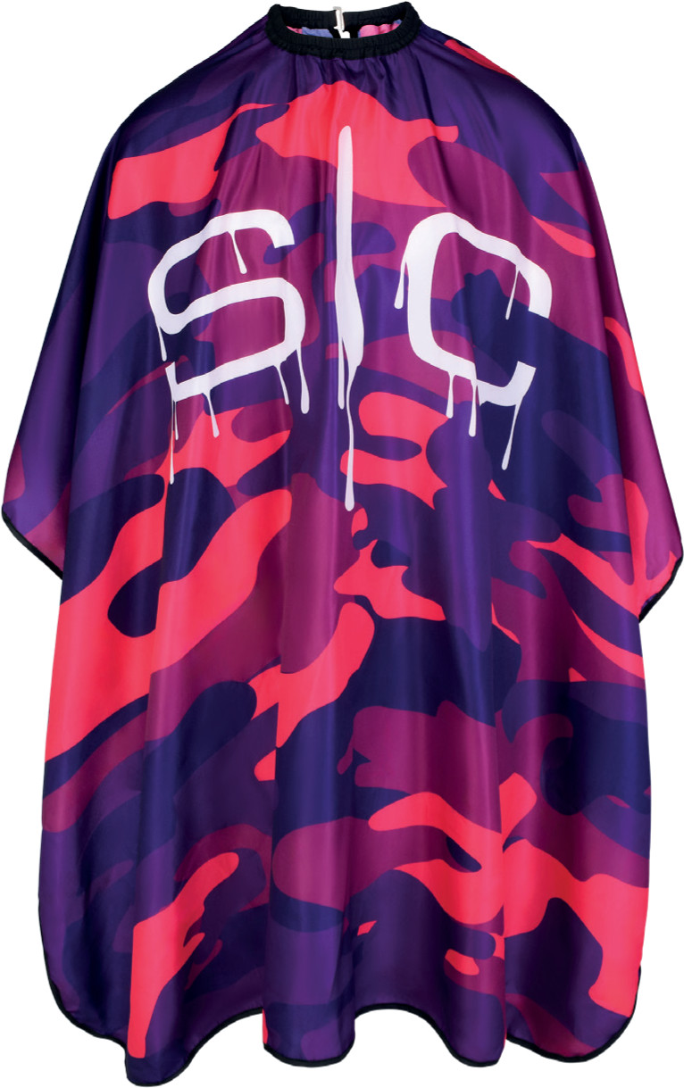  Stylecraft Haarschneideumhang Camouflage Pink 