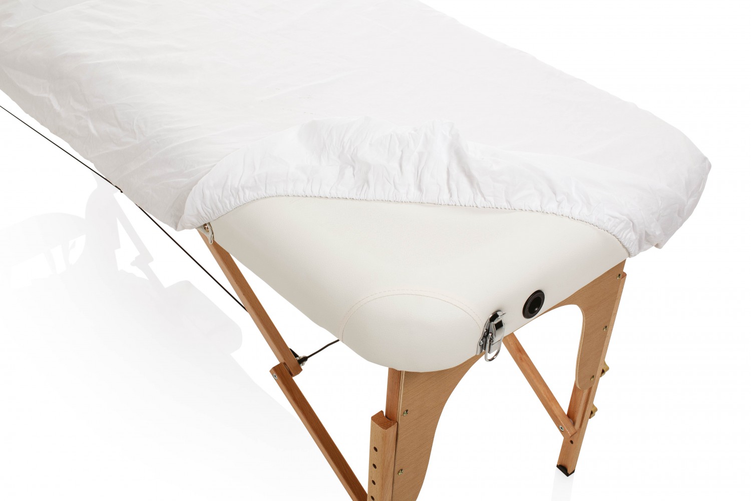  XanitaliaPro Master X &Uuml;berzug mit Gummi f&uuml;r Massageliege wei&szlig; 
