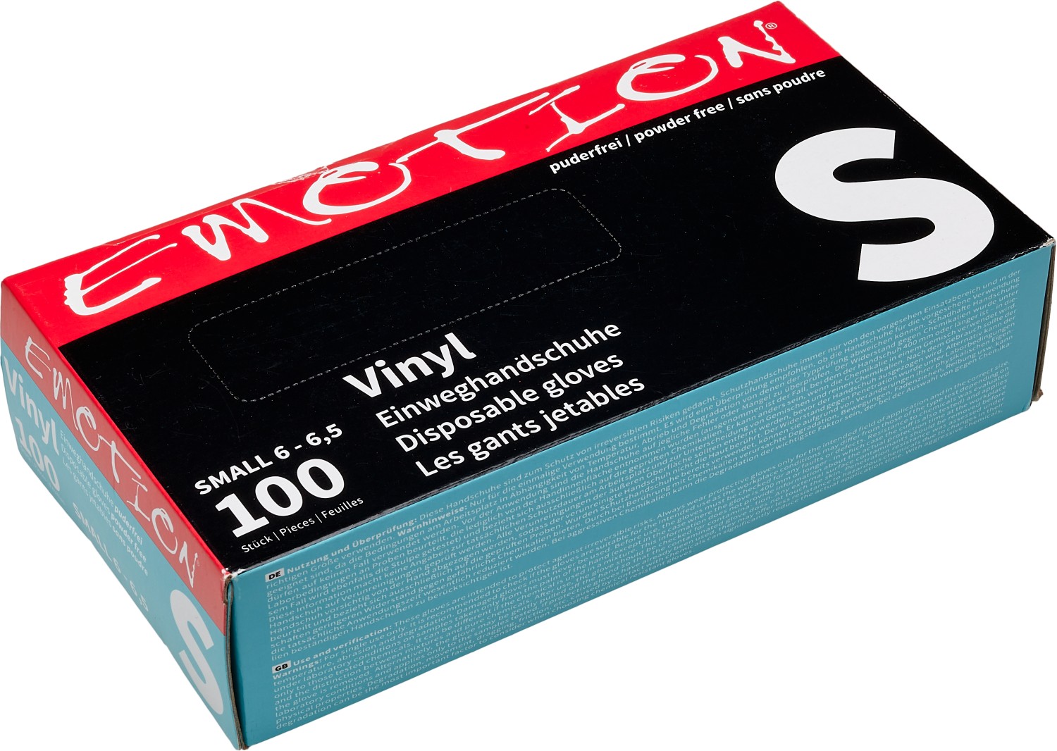  Efalock Emotion Vinylhandschuhe schwarz S 
