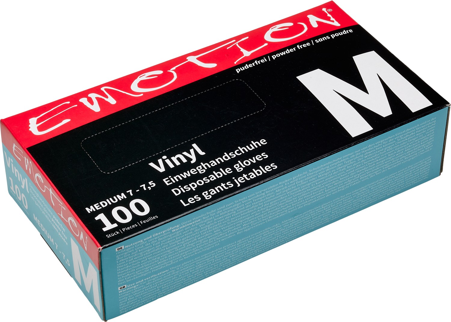  Efalock Emotion Vinylhandschuhe schwarz M 